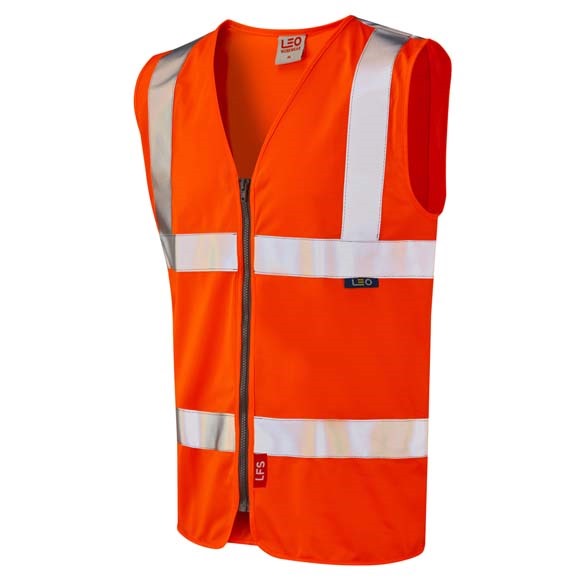 MEETH ISO 20471 Cl 2 LFS Zip Waistcoat (EN 14116)