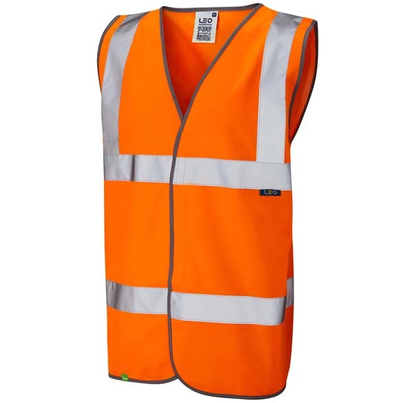 LEO WORKWEAR TARKA ISO 20471 Cl 2 Waistcoat