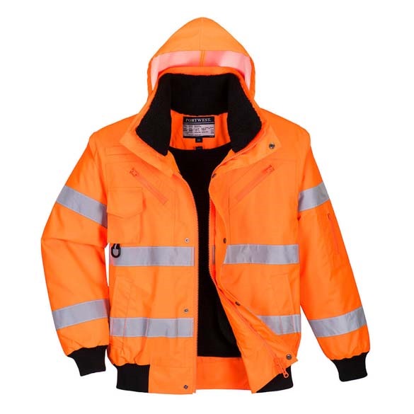 Hi-Vis 3 in 1 Bomber Jacket