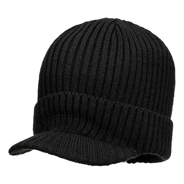 Beanie Hat with Peak