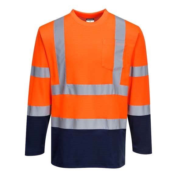 Hi-Vis Two-Tone T-Shirt L/S