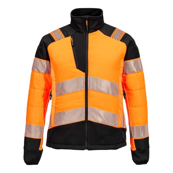 PW3 Hi-Vis Women&#39;s Hybrid Baffle Jacket