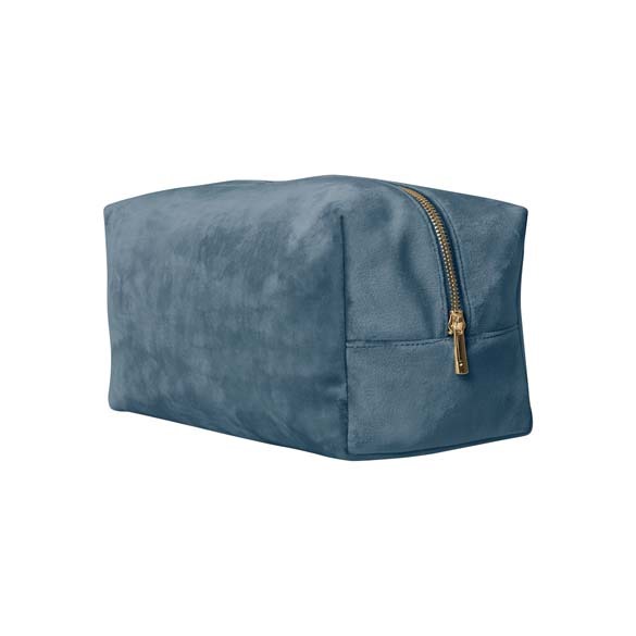 Velvet toiletry/accessory case