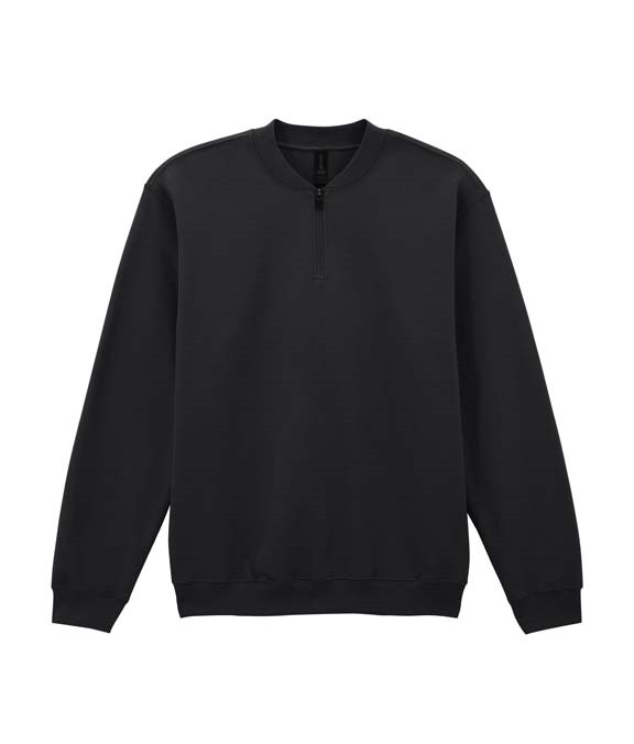 Softstyle? midweight adult fleece 1/4-zip sweatshirt