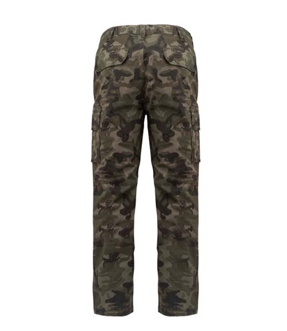 Camo cargo trousers