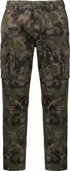 Camo cargo trousers