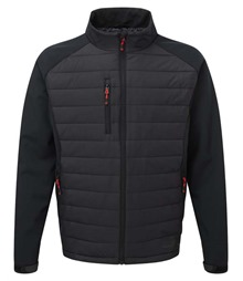 TUFFSTUFF SNAPE RIPSTOP NYLON AND SOFTSHELL JACKET