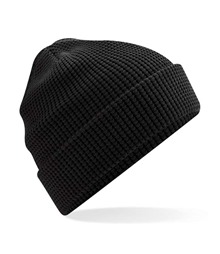 Organic cotton waffle beanie