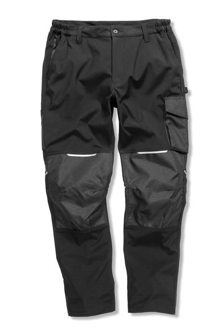 Slim softshell work trouser