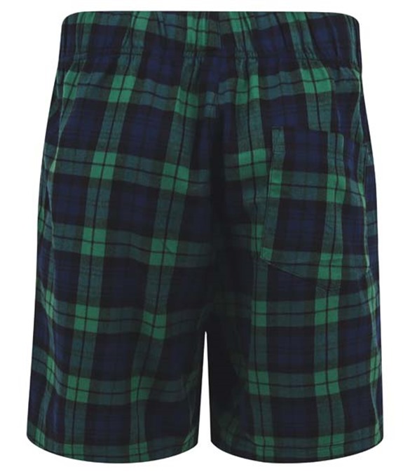 Tartan lounge shorts