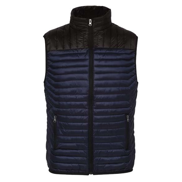 Domain two-tone gilet