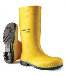 Acifort Heavy Duty Yellow Safety Wellington Size 7 (Clearance Price £10.00 - 2 Available)