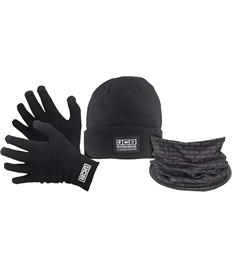 JCB Winter Set (Winter Hat, Work Gloves and Snood Set)