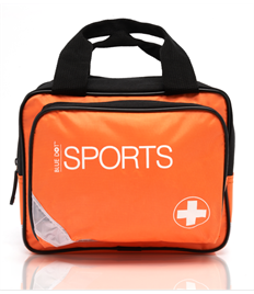 Blue Dot Small Sports First Aid Kit in Orange Bag