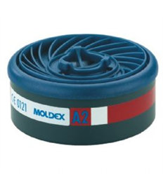 Moldex 9200 A2 Organic Gas & Vapour Filters For Series 7000 & 9000 Mask (Pair)